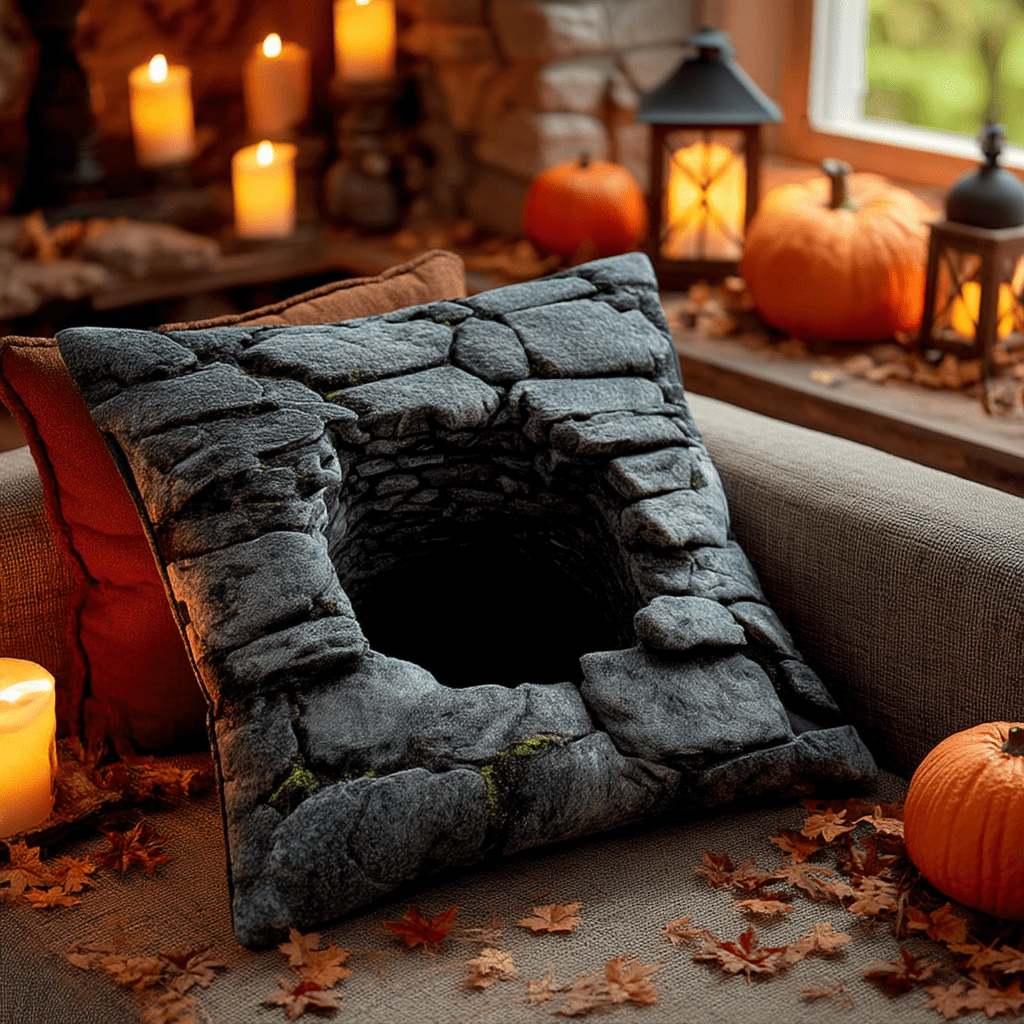 Abyss Gate Quilted Pillow Case Holiday Pillow Covers Gifts For Halloween Lovers - Bancroftclothings