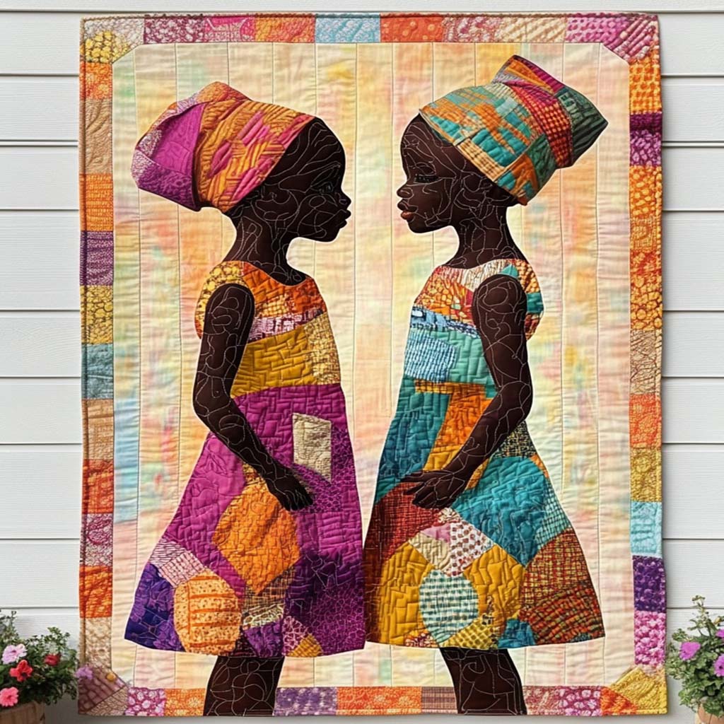 African Quilted Blanket Bedroom Decor Christmas Best African American Gifts - Bancroftclothings