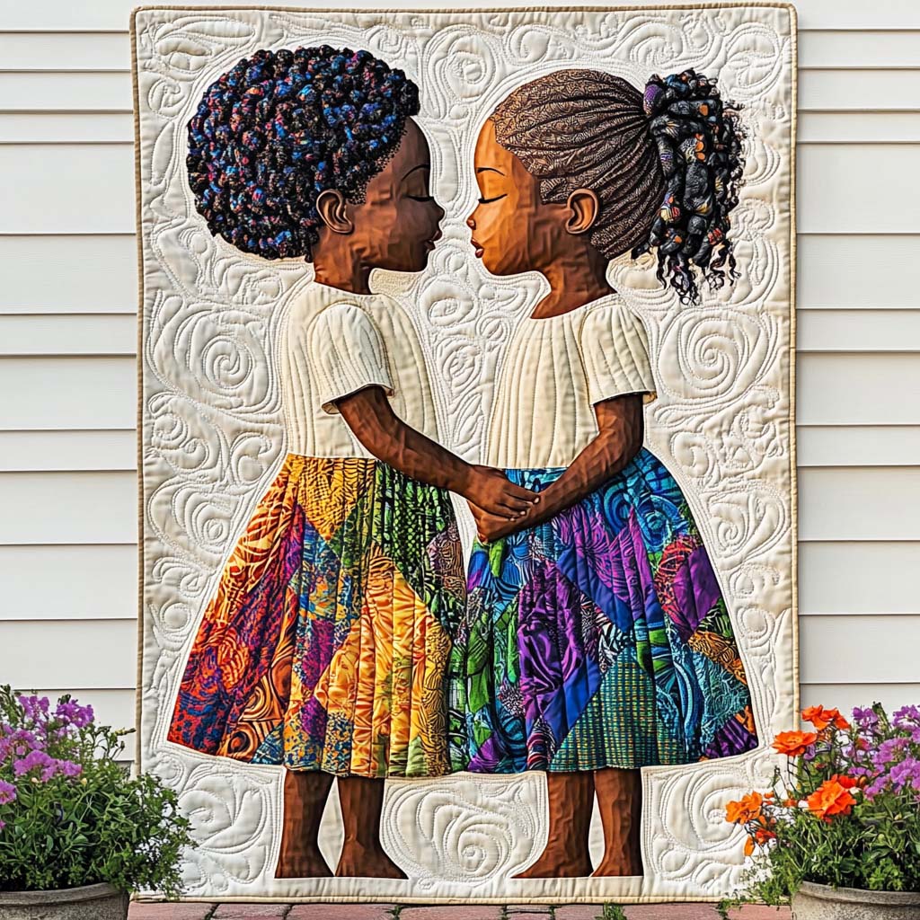 African Quilted Blanket Christmas Room Decor African American Gifts For Her - Bancroftclothings