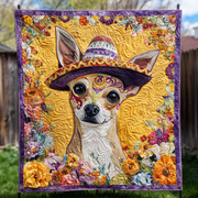 Amor Perrito Quilted Blanket Nice Throw Blanket Skull Themed Gifts For Him - Bancroftclothings