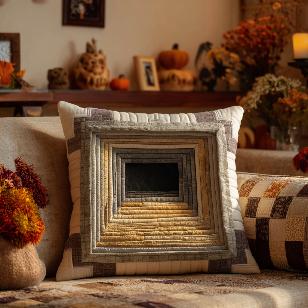 Ancient Entry Quilted Pillow Case Cute Pillow Covers Halloween Gift Ideas - Bancroftclothings