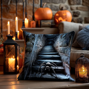 Arachnid Terror Quilted Pillow Case Decorative Pillow Cases Halloween Gifts For Girlfriend - Bancroftclothings