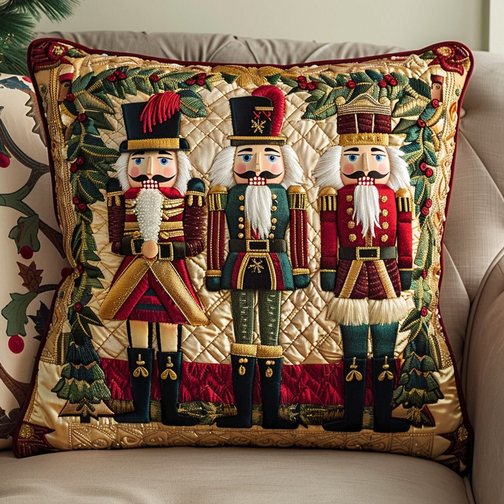 Ballet Magic Quilted Pillow Case Xmas Home Decor Nutcracker Lover Christmas Gifts - Bancroftclothings