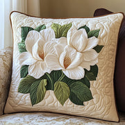 Bloom Grace Quilted Pillow Case Cozy Home Decor Unique Gift For Flower Lover - Bancroftclothings
