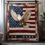 Bold Spirit Quilted Blanket Nice Throw Blanket Presents For Duck Lovers - Bancroftclothings