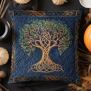 Celtic Roots Quilted Pillow Case Boho Home Decor Unique Gifts For Mother - Bancroftclothings