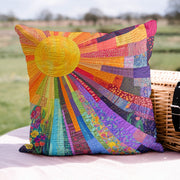 Cheerful Sunshine Quilted Pillow Case Aesthetic Home Decor Unique Presents Ideas - Bancroftclothings