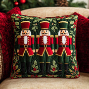 Christmas Nutcracker Quilt Pillow Case Hypoallergenic Pillow Cover for Sensitive Skin - Bancroftclothings