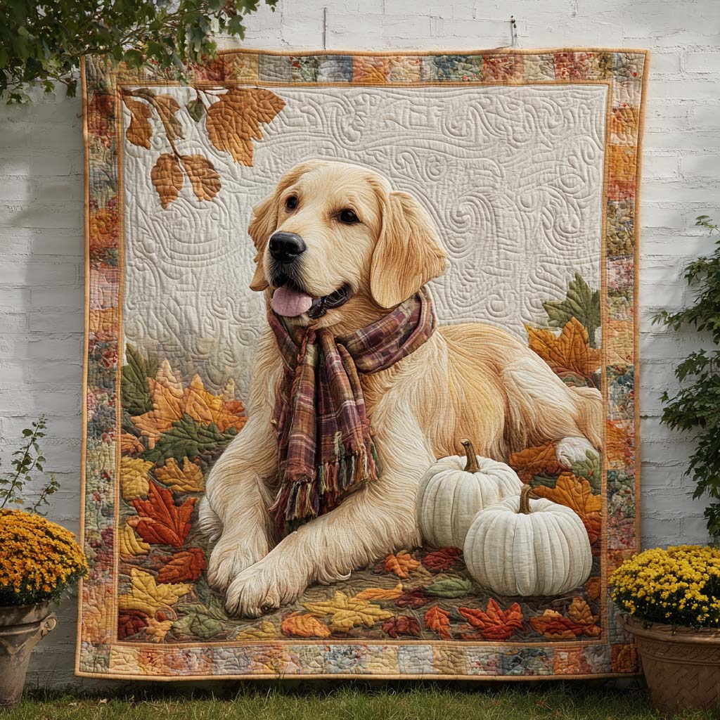 Cozy Pup Quilted Blanket Fall Theme Blanket Presents For Chicken Owners - Bancroftclothings