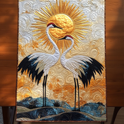 Crane Quilted Table Runner Best Christmas Gifts For Couples Housewarning - Bancroftclothings