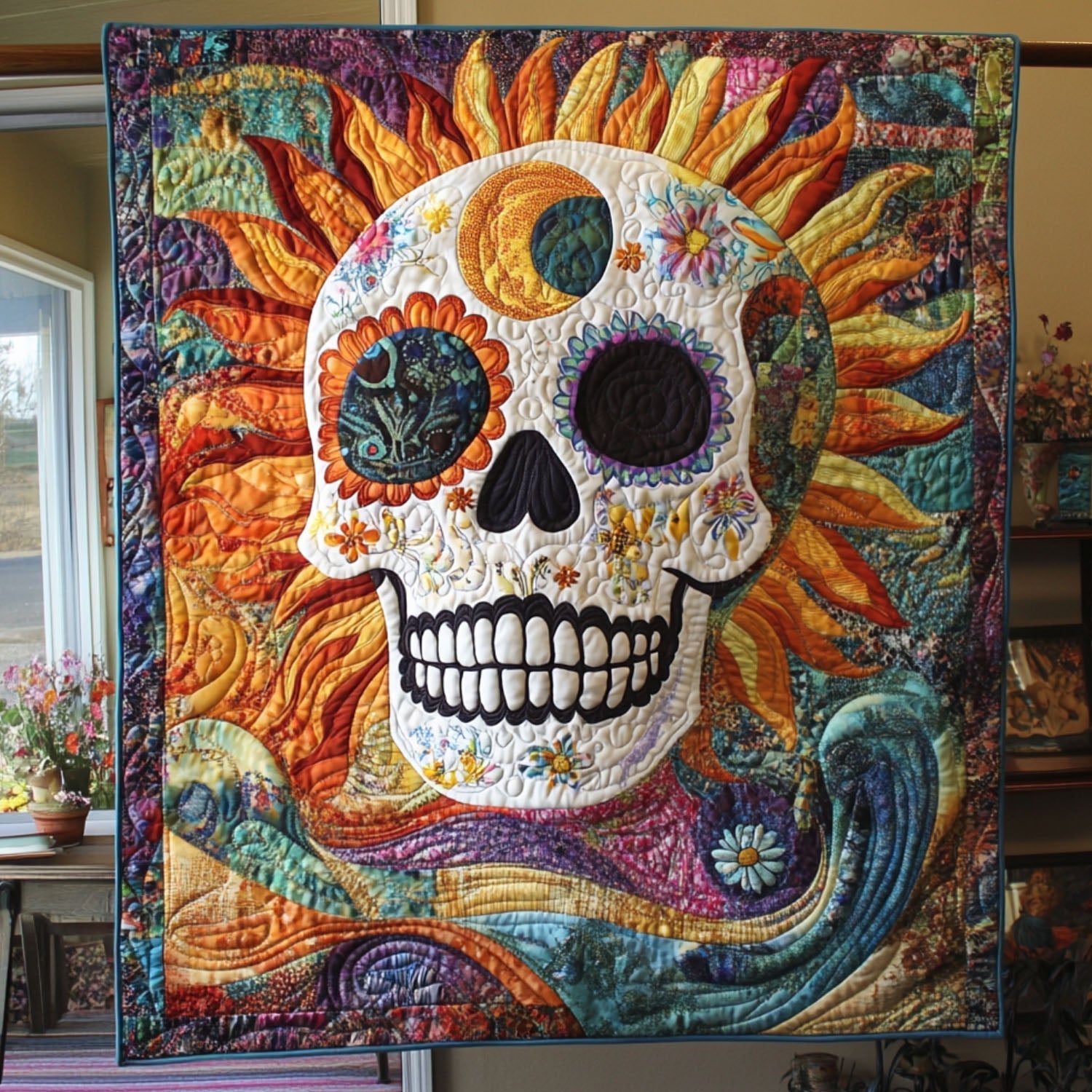 Crypt Keeper Quilted Blanket Cool Throw Blanket Best Christmas Gifts For Relatives - Bancroftclothings