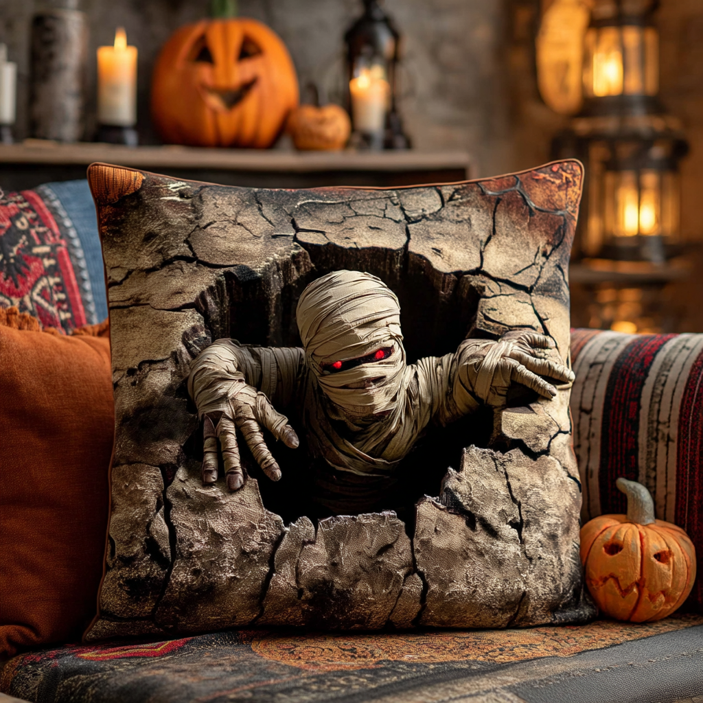 Curse Unbound Quilted Pillow Case Nice Pillow Covers Halloween Gifts For Teens - Bancroftclothings