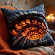 Endless Pumpkin Abyss Quilted Pillow Case Best Cool Pillow Cases Gifts For Mom - Bancroftclothings