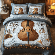 Festive Cello Quilted Bedding Set Christmas Gifts For Adult Brother - Bancroftclothings