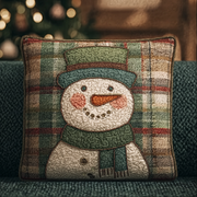 Festive Patchwork Quilted Pillow Case Holiday Pillow Covers Xmas Gifts For Wife - Bancroftclothings