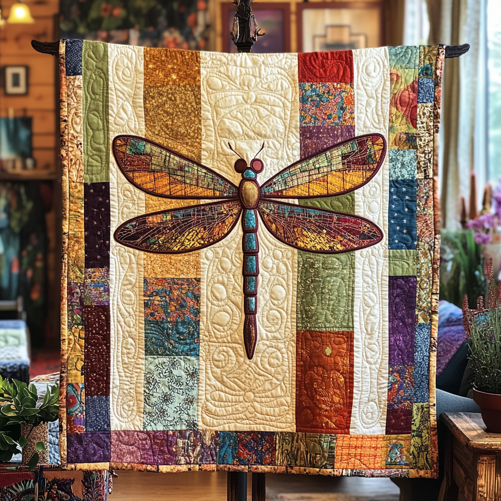 Flight of Grace Quilted Blanket Xmas Holiday Butterfly Gift Ideas For Her - Bancroftclothings