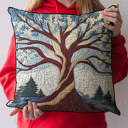 Forest Harmony Quilted Pillow Case Boho Style Natural Home Decor Gifts For Tree Lovers - Bancroftclothings