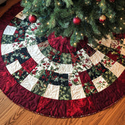 Frosted Pines Quilted Christmas Tree Skirt Christmas Tree Skirt Gift That Brings Joy - Bancroftclothings