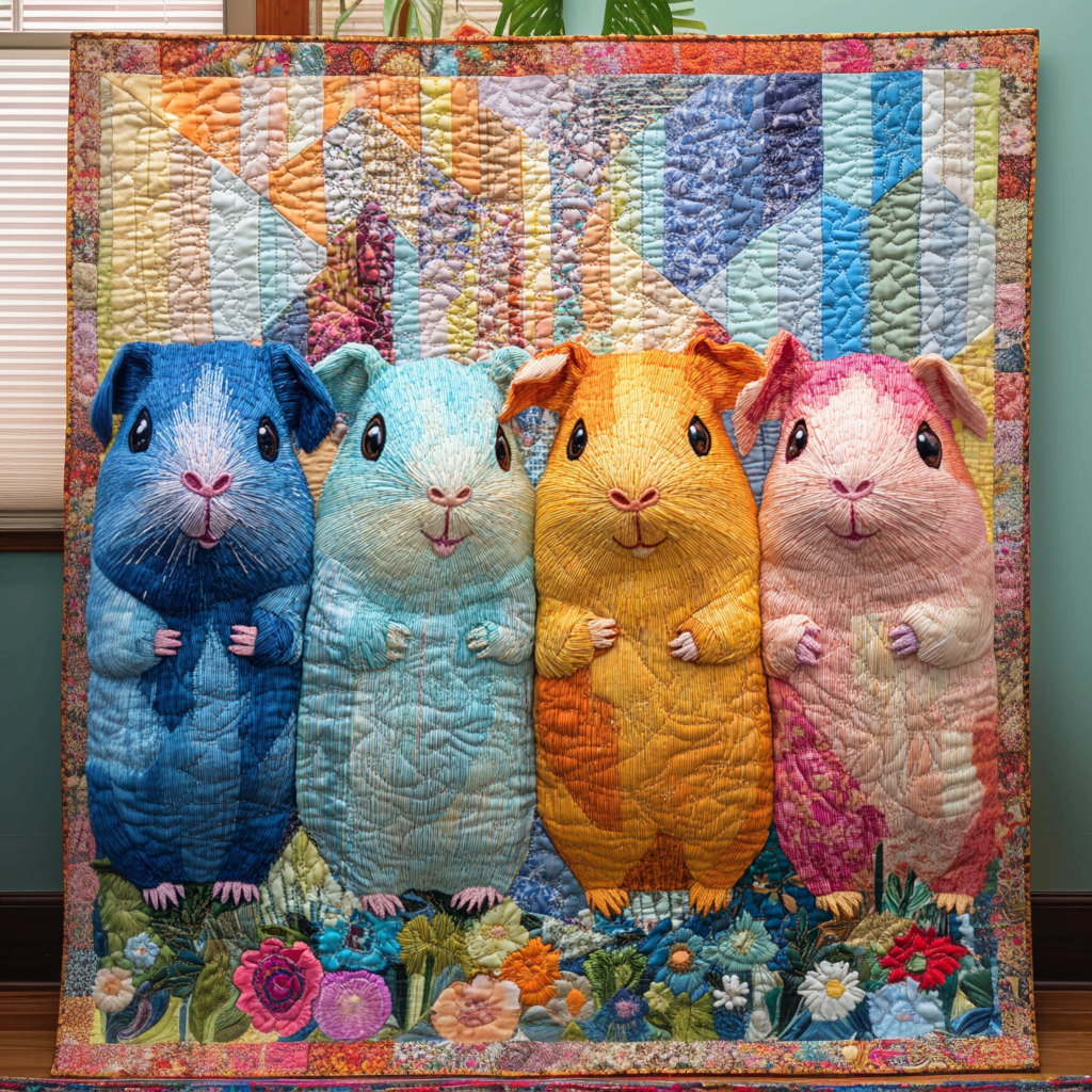 Furry Potato Bliss Quilted Blanket Sofa Couch Throw Blanket Animal Lovers Presents - Bancroftclothings