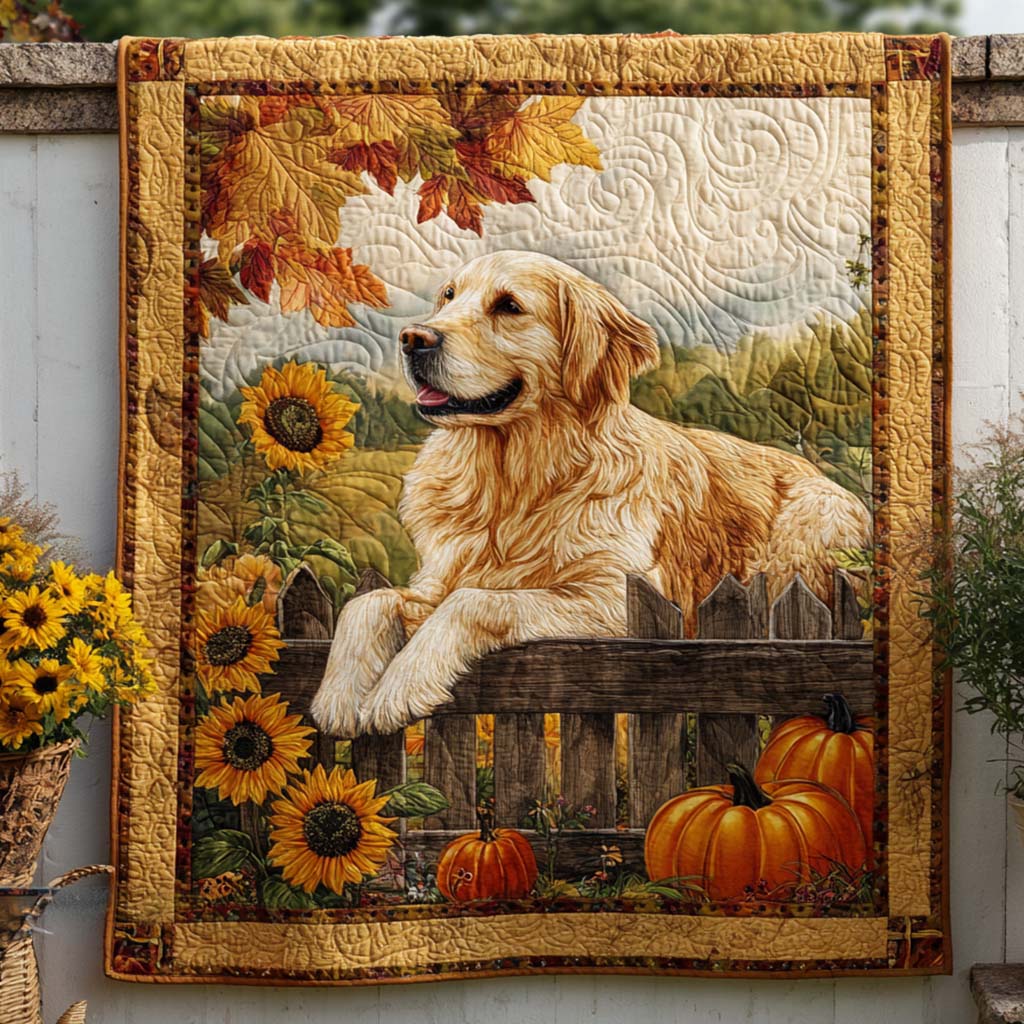 Garden Fence Quilted Blanket Fall Decor Blanket Unique Gifts For Chicken Lovers - Bancroftclothings