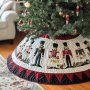 Nutcracker Quilted Tree Skirt Celebrate Without Worry Choose a Secure Tree Skirt - Bancroftclothings