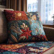 Harmony Bloom Quilted Pillow Case Boho Pillow Cases Best Gifts For Hippie Friends - Bancroftclothings