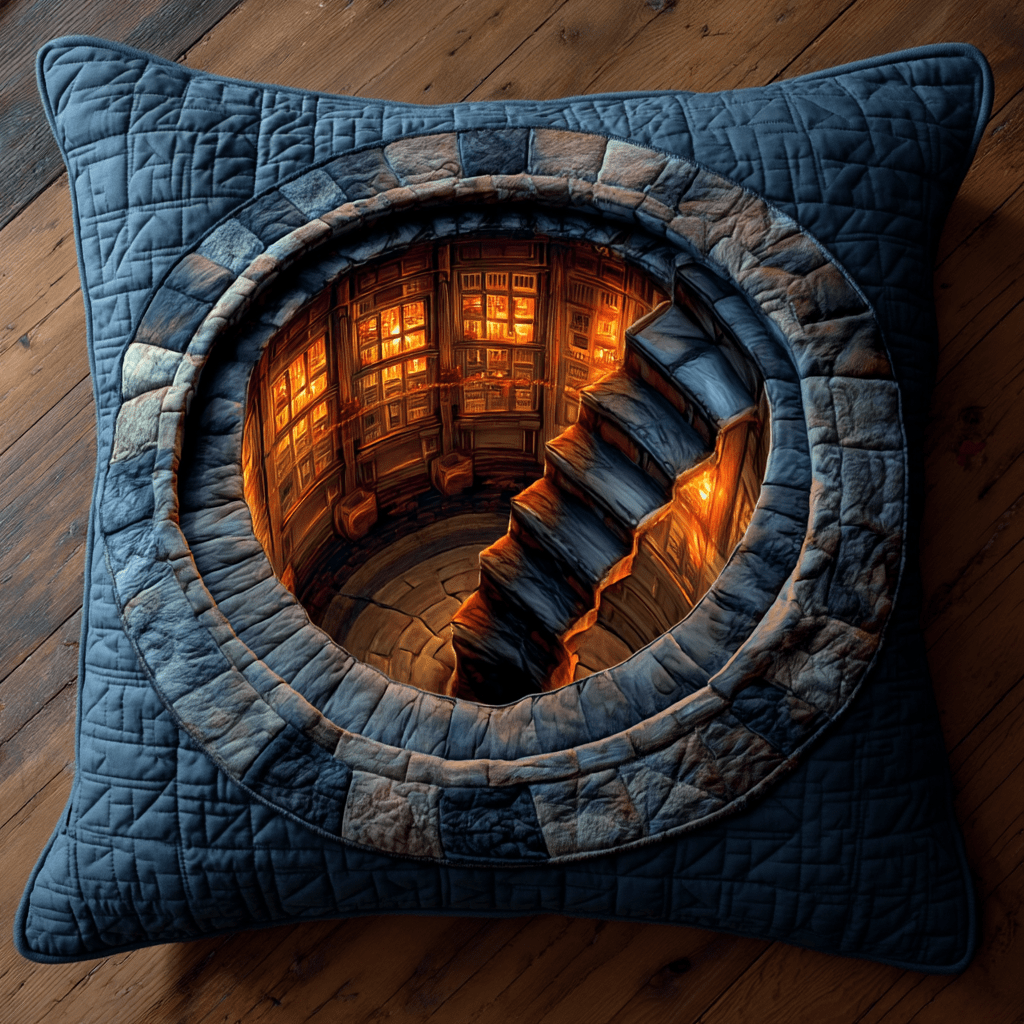 Hidden Library Portal Quilted Pillow Case Throw Pillow Covers Gifts For Friends - Bancroftclothings