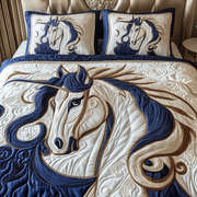 Horse Quilted Bedding Set Horse Riding Gifts - Bancroftclothings