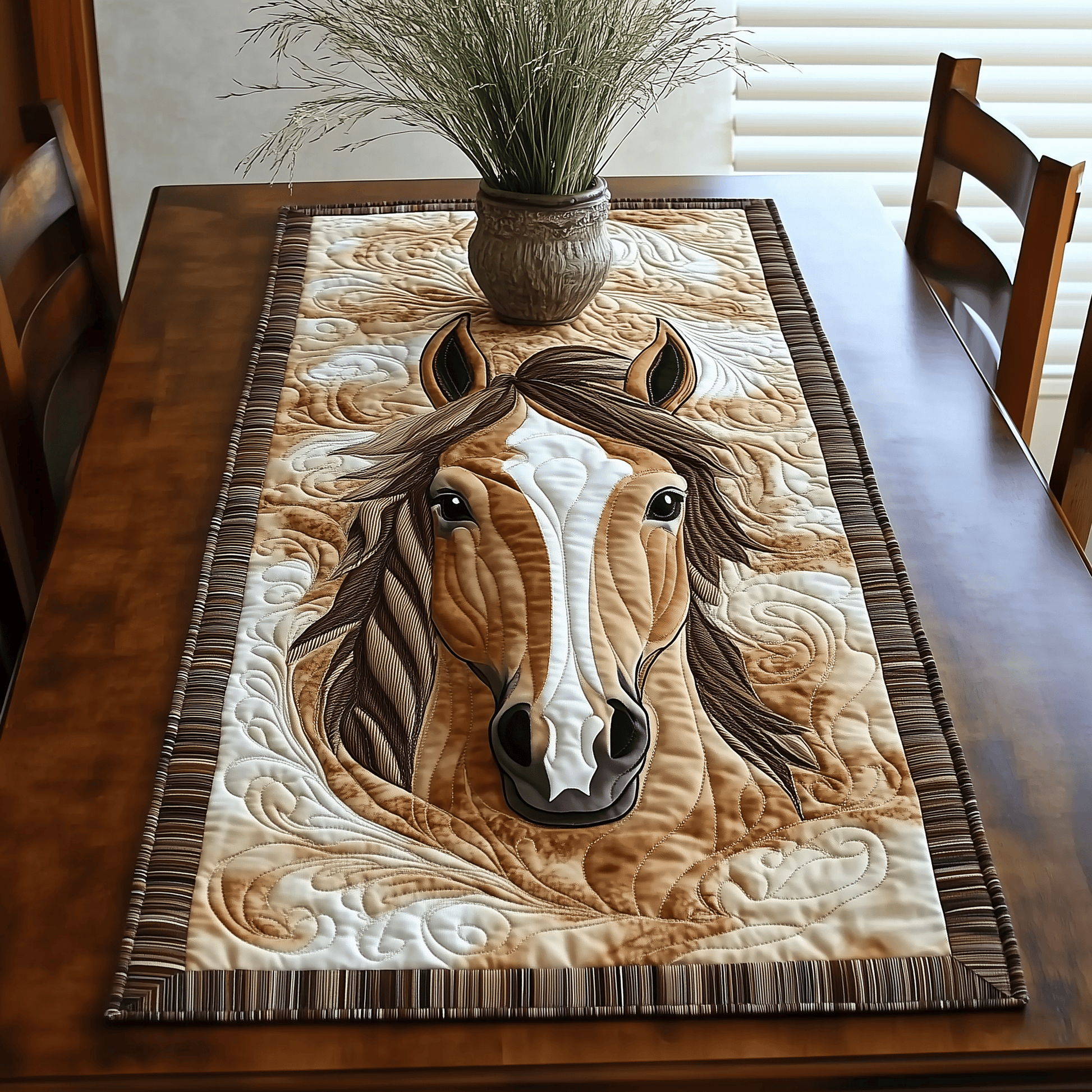 Horse Quilted Table Runner Related Great Gifts For Horse Lovers - Bancroftclothings