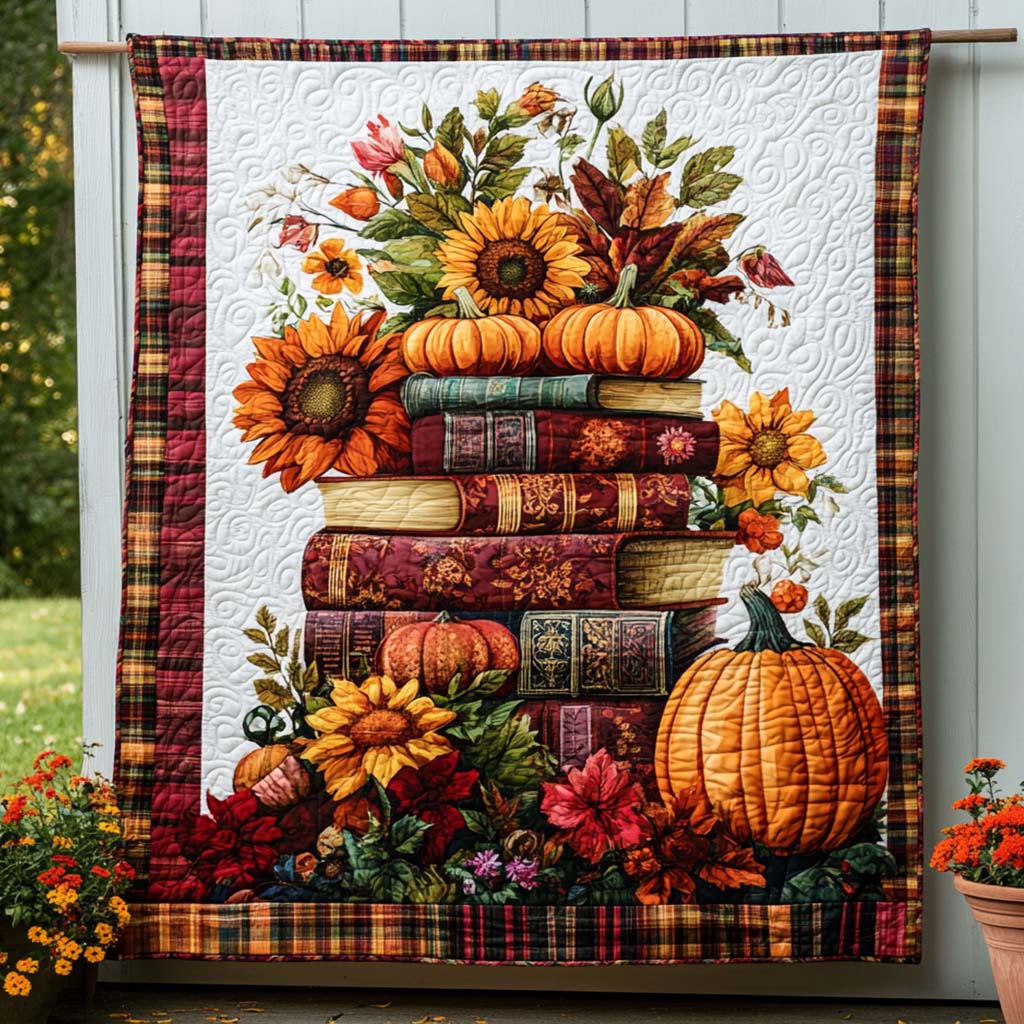 Lazy Fall Afternoon Quilted Blanket Cozy Fall Throw Blankets Christmas Gift Ideas For Relatives - Bancroftclothings
