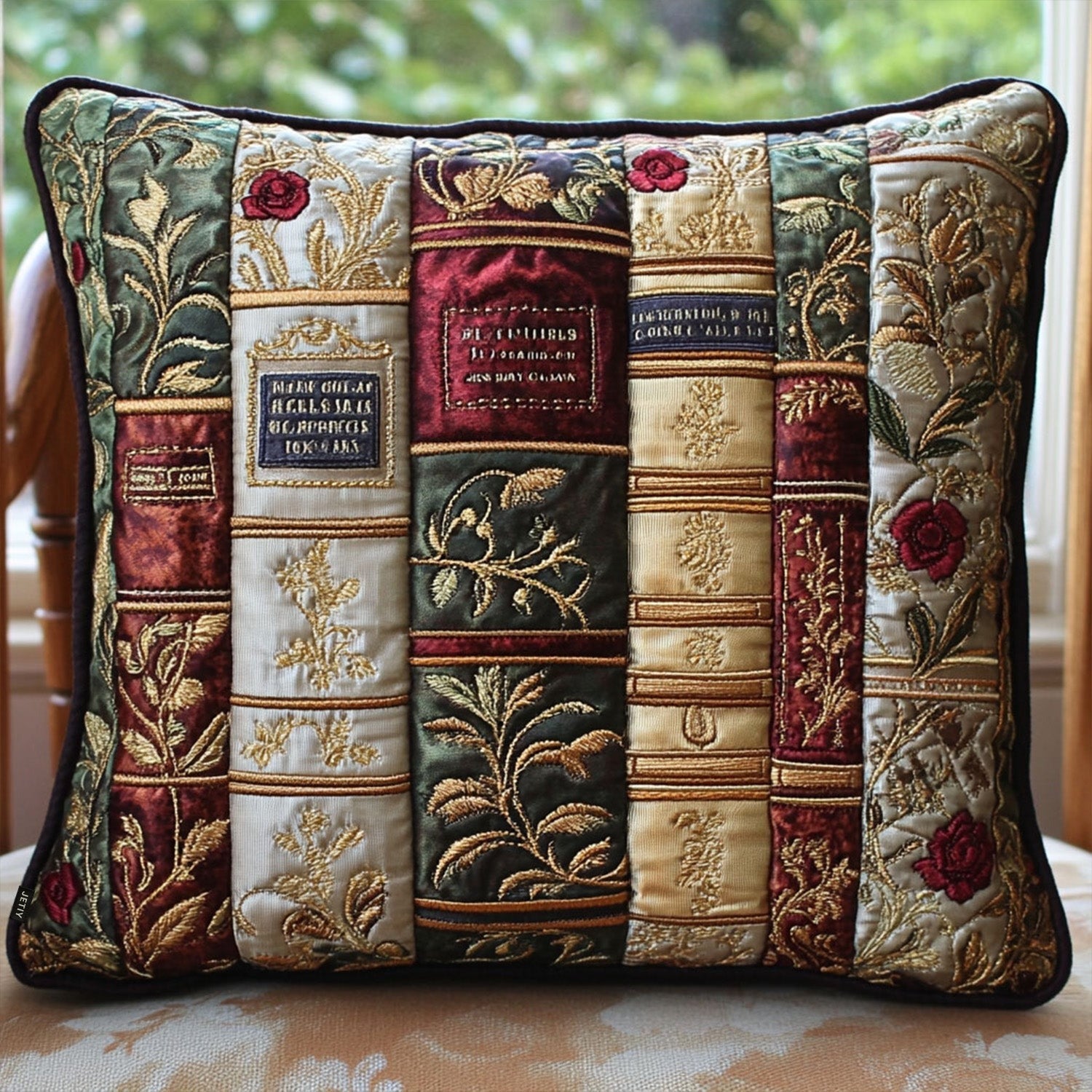 Leatherbound Elegance Quilted Pillow Case Holiday Home Decor Xmas Gifts For Mother - Bancroftclothings