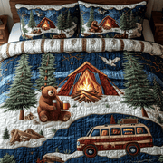 Life Is Good In The Wood Quilted Bedding Set Employee Christmas Gift Ideas 2025 - Bancroftclothings