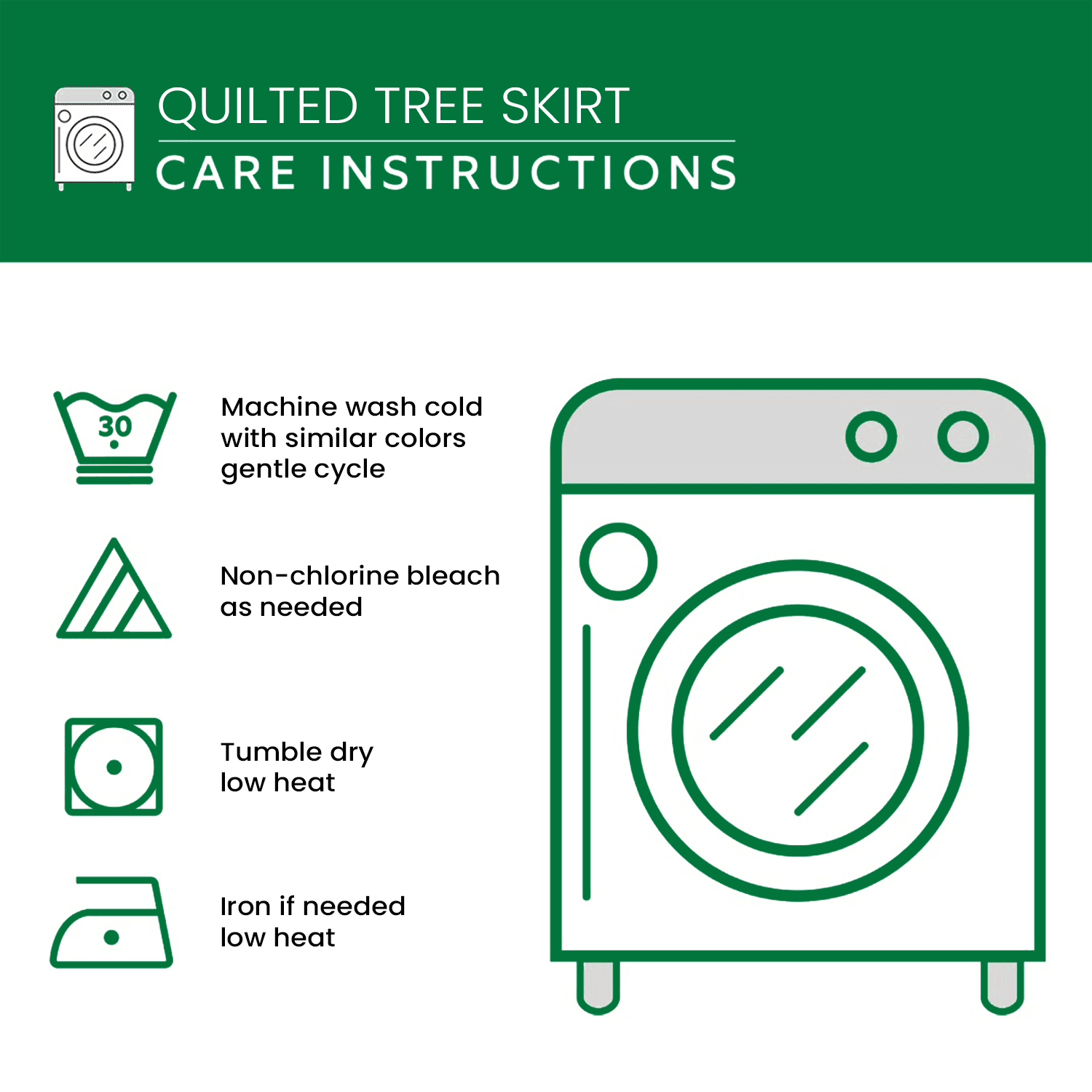 Merry Circle Christmas Quilted Tree Skirt Lovely Holiday Tree Skirt for Festive Vibes - Bancroftclothings