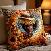 Night Scarecrow Quilted Pillow Case Best Throw Pillow Covers Halloween Gift Ideas For Adults - Bancroftclothings