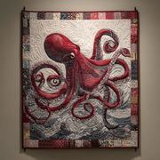 Octopus Magic Quilted Blanket Bed Christmas Decor Patriotic Best Eagle Gifts - Bancroftclothings