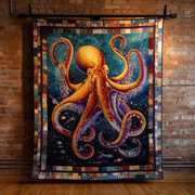 Octopus Spirit Quilted Blanket Best Couch Throw Blanket Christmas Gifts For Relatives - Bancroftclothings