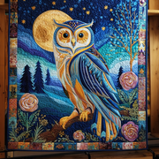 Owl Haven Quilted Blanket Christmas Holiday Gifts For Dragonfly Lovers - Bancroftclothings