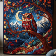 Owl Magic Quilted Blanket Christmas Throw Blanket Best Unique Gifts For Owl Lovers - Bancroftclothings