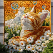 Petal Paws Quilted Blanket Home Bedding Decor Gnome Gifts For Her - Bancroftclothings