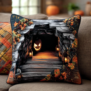 Pumpkin Passage Quilted Pillow Case Decorative Pillow Cases Halloween Gift Ideas - Bancroftclothings