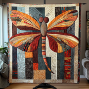 Rustic Flutter Quilted Blanket Holiday Throw Blanket Best Butterfly Gifts - Bancroftclothings