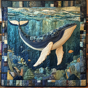 Sea Giant Serenity Quilted Blanket Bedroom Decor Christmas Whale Related Gifts - Bancroftclothings