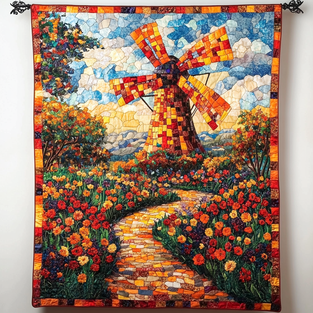 Serene Spinners Quilted Blanket Xmas Holiday Christmas Gifts For Nature Lovers - Bancroftclothings