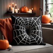 Spiderfall Quilted Pillow Case Decorative Pillow Cases Gift For Halloween - Bancroftclothings