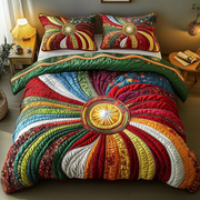 Stunning Sunshine Quilted Bedding Set Best Duvet Cover Bedspread Set Mother's Day Gifts For Grandma - Bancroftclothings