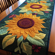 Sunflowers Quilted Table Runner Merchandise Sunflower Christmas Gift Ideas For Her - Bancroftclothings
