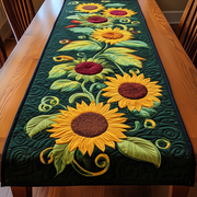 Sunflowers Quilted Table Runner Merchandise Sunflower Christmas Gifts For Women - Bancroftclothings