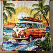 Surfer Dream Quilted Blanket Christmas Throw Blanket Best Gifts For Beach Lovers - Bancroftclothings