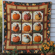 Tranquil Fall Haven Quilted Blanket Fall Decor Blanket Cute Turtle Presents - Bancroftclothings