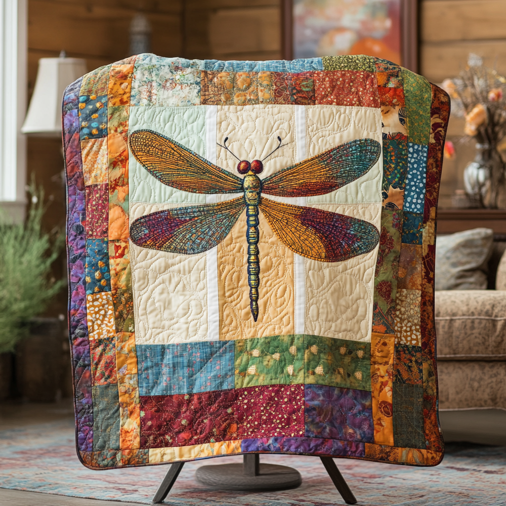 Twilight Wings Quilted Blanket Bedroom Xmas Decor Butterfly Themed Gifts For Adults - Bancroftclothings